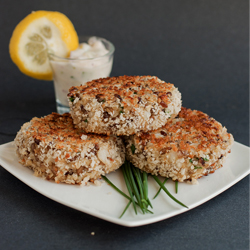 Walleye Rice Cakes