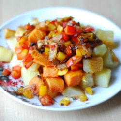 Triple Potato Baked Home Fries