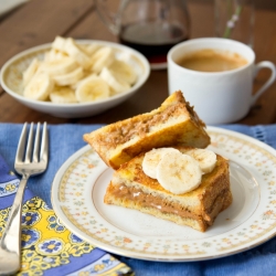 Biscoff Stuffed French Toast