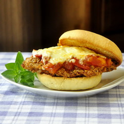 Fried Chicken Parmesan Burgers