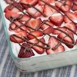 Strawberry Icebox Cake