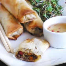 Baked Spring Rolls