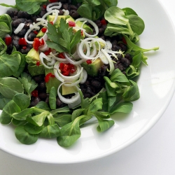 Avocado, Black Beans & Chilli