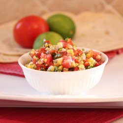 Grilled Corn & Jalapeno Salsa