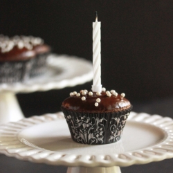 Chocolate Glazed Chocolate Cupcakes