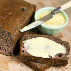 Strawberry-Lavender Buckwheat Bread