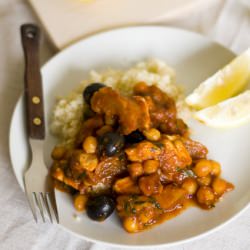 Chicken and Chickpea Tagine