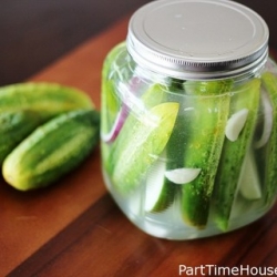 Easy Refrigerator Pickles