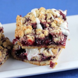 Blackberry Crumb Bars