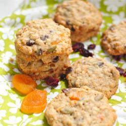 Whole Grain Trail Mix Cookies