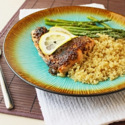 Maple-Mustard Salmon