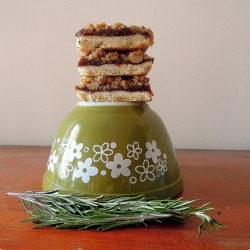 Rosemary Apricot Squares