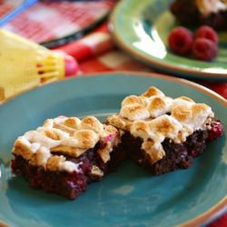 S’mores-n-berry Bars