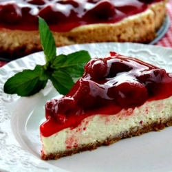 White Choc. Strawberry Cheesecake