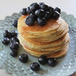 Lemon Poppy Seed Pancakes, GF