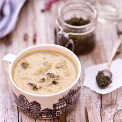 Green Bean Soup with Pesto