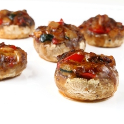 Mexican-Stuffed Mushrooms