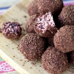 Cherry Ripe Truffles