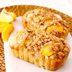 Peach Streusel Bread