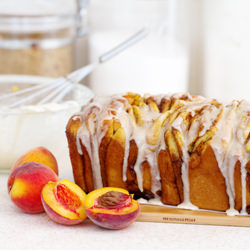 Peach Cinnamon Pull-Apart Bread