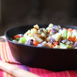 Multi-Colored Breakfast Skillet