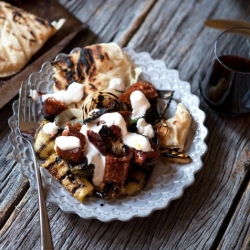 Grilled Chorizo Flatbread