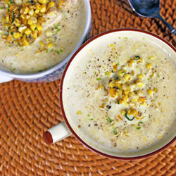 Corn Chowder w/Chili Peppers