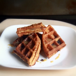 Rum and Milk Chocolate Waffles