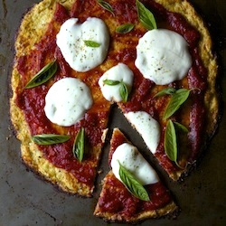 Pizza with Cauliflower Crust