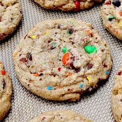 M & M Confetti Cookies