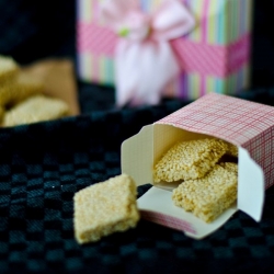 Sesame Candy with a hint of Cardamom