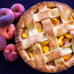 gluten-free peach pie