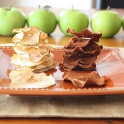 Baked Green Apple Chips