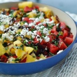 Watermelon Goat Cheese Salad