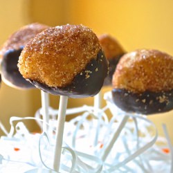 Pumpkin Spice Donut Pops