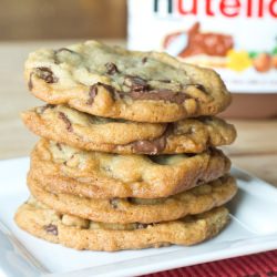 Nutella Stuffed Cookies