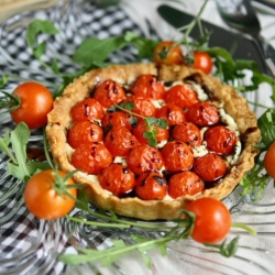 Tomato Goat Cheese Tartlets