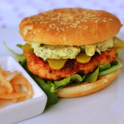 Scrumptious salmon burgers