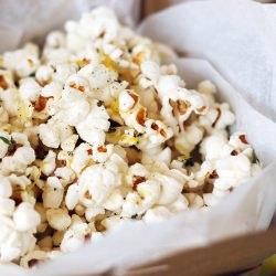 Cheesy Lemon Thyme Popcorn