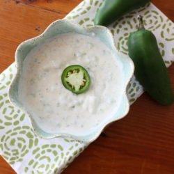 Jalapeño Chobani Yogurt Dip.