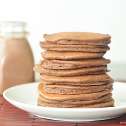 Double Rich Chocolate Pancakes