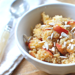 Maple-Braised Apple Quinoa