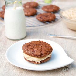 Brownie Cookies with Caramel