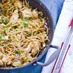 Szechuan Chicken with Noodles