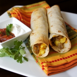 Sausage, Egg & Cheese Flautas