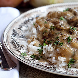 Creamy Steak & Mushrooms