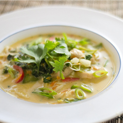 Thai Coconut Curry Soup