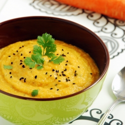 millet & carrot soup