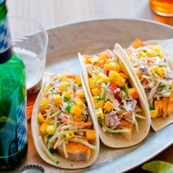 Achiote Grilled Fish Tacos