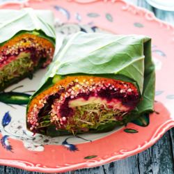 Quinoa Collard Wraps